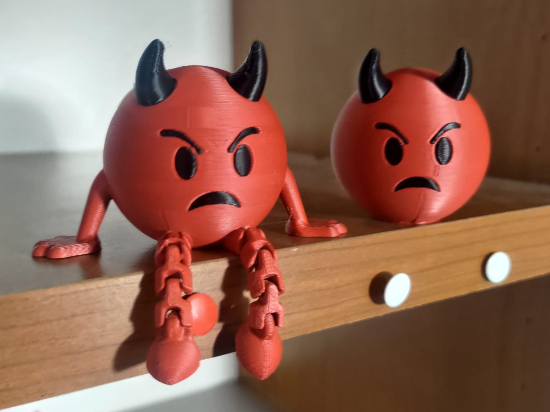 Emoji Collection-Faccina Arrabbiata-Corna Basse