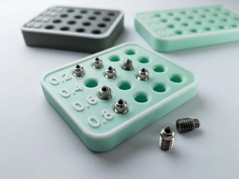 Universal 16-Slot Nozzle Rack D6 (Bambu, Anycubic)