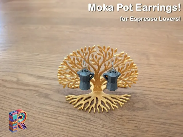 Moka Pot Earrings for Espresso Lovers!