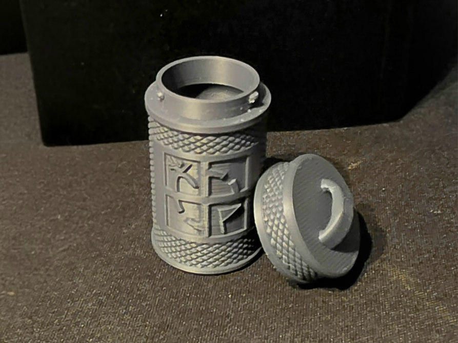 25 mm Geocache – Twist Lock 3D model