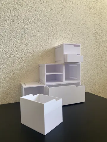 Organizador: Desktop modular storage — vista de referencia 2