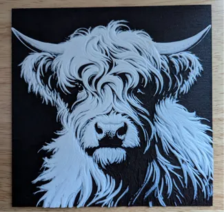 Highland Cow Hueforge 