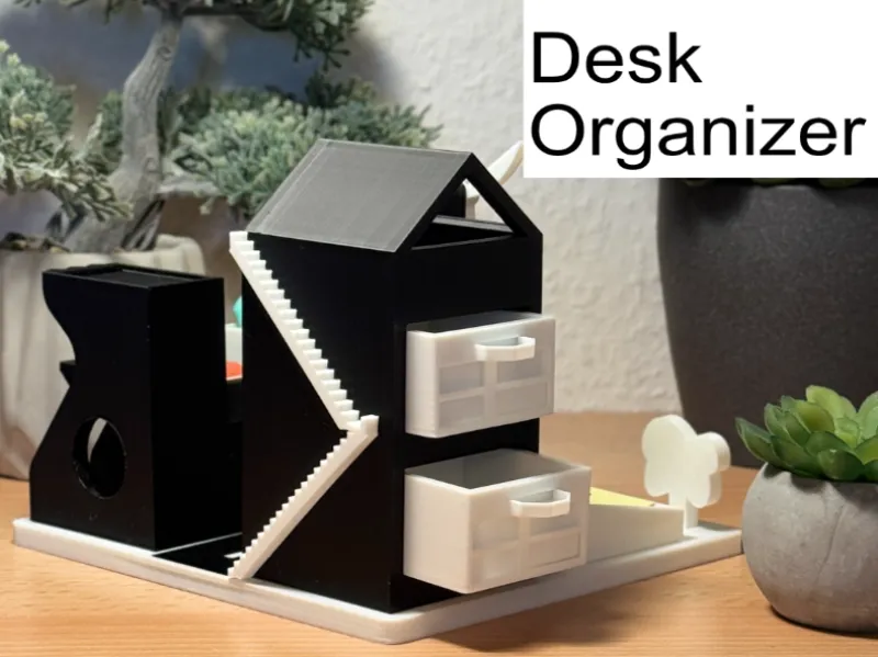 Build your Future city - modular Deskorganizer