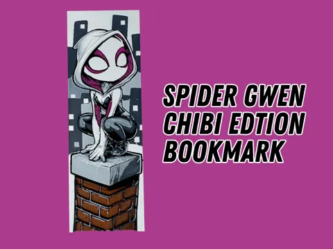 Accesorio de lectura: Spider-Gwen - Chibi Edition Bookmark — referencia de MakerWorld