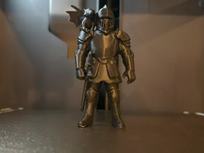 Medieval Knight and Dragon Using Meshy.ai