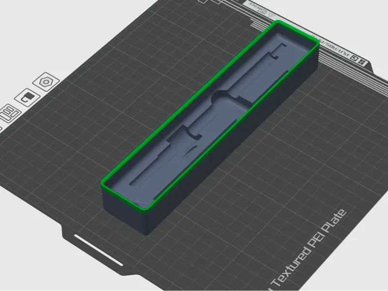 UJK pocket hole drill stackable gridfinity bin 