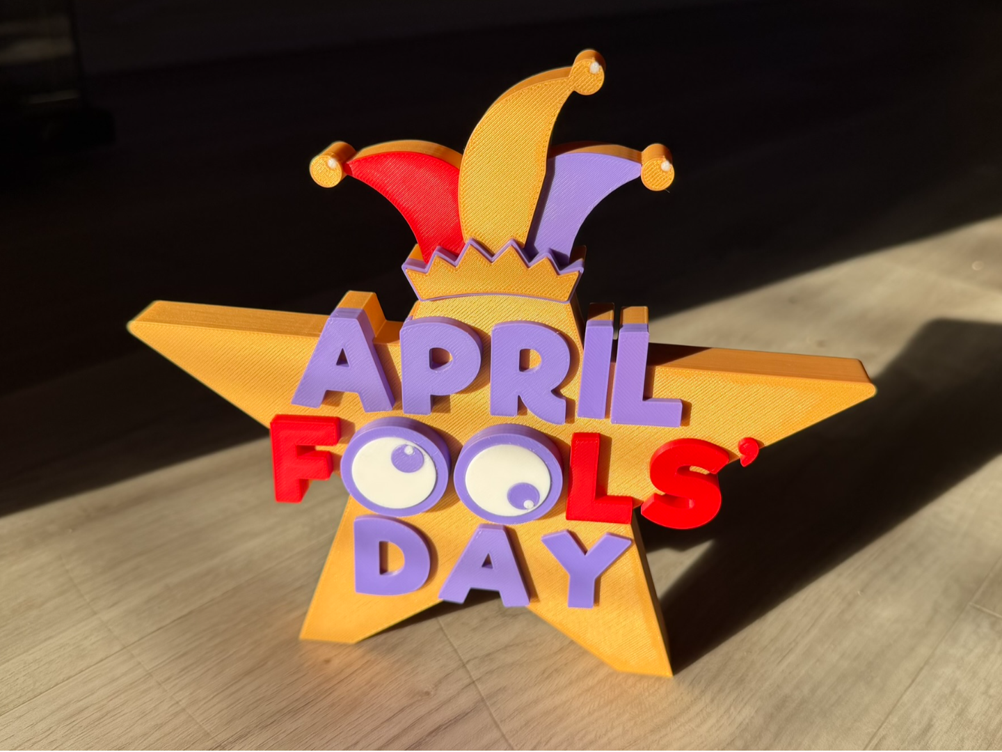 April Fools' Day Sign with Star
