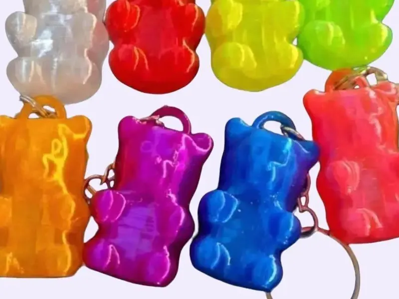 Gummy Bear Keychain