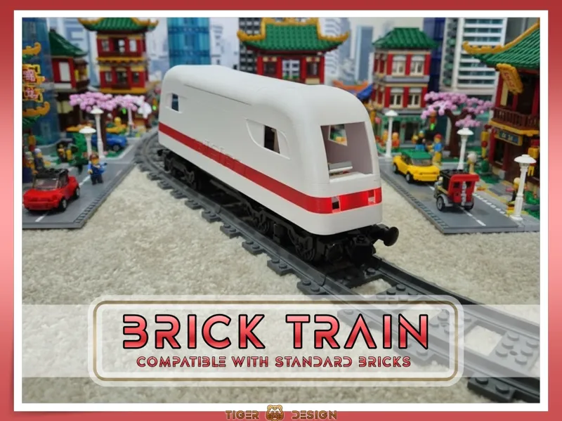 Brick TRAIN 2.0 - kompatibel mit Standard Bricks 