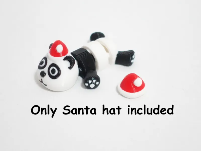 Santa Hat for Articulated Pocket Pets