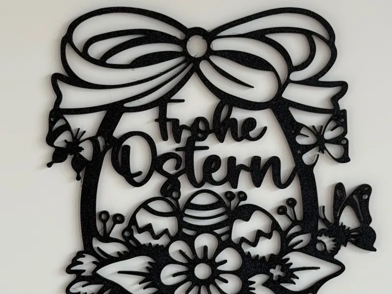 Frohe Ostern Deco