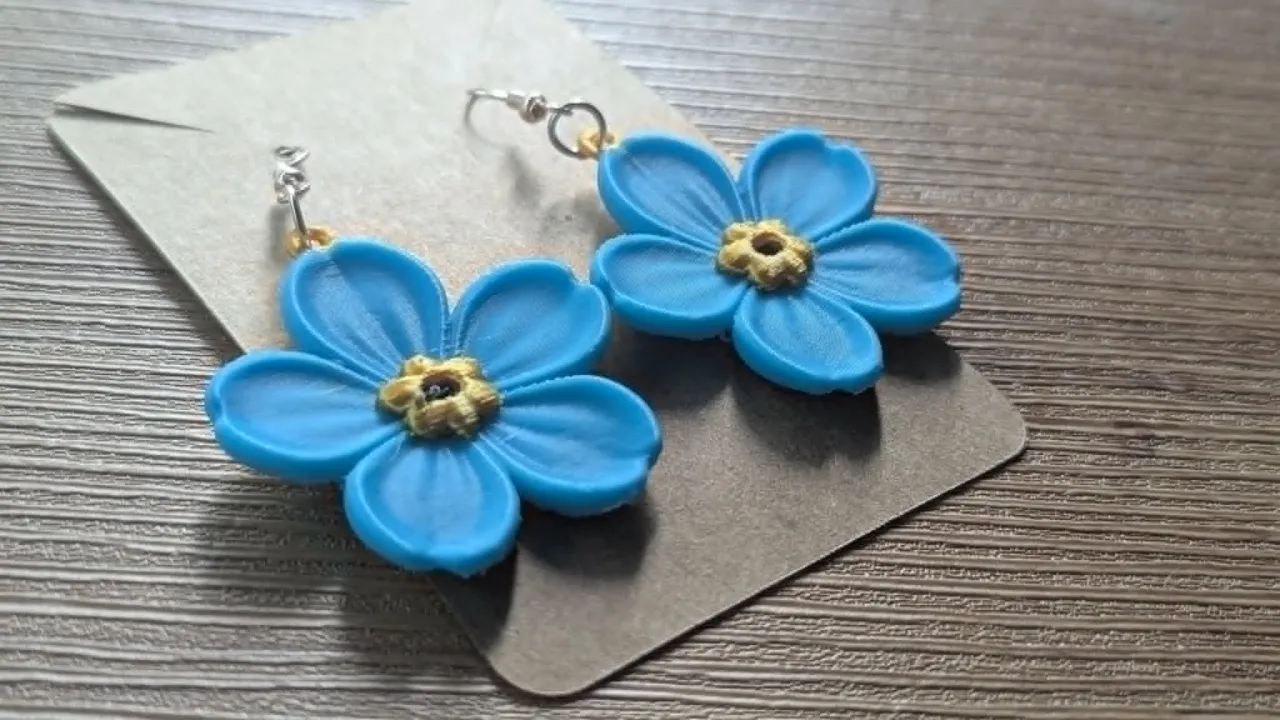 Forget Me Not Earrings view 3