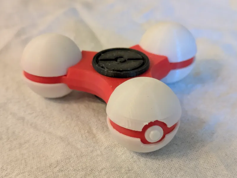 Pokeball Fidget Spinner - Premier Ball
