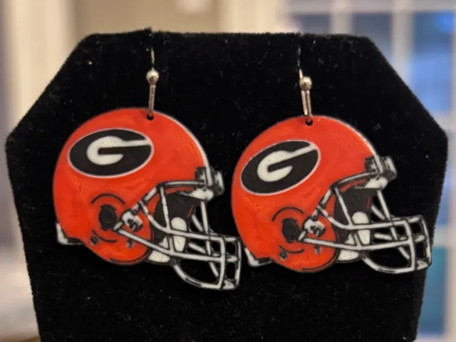 UGA Helmet Earrings