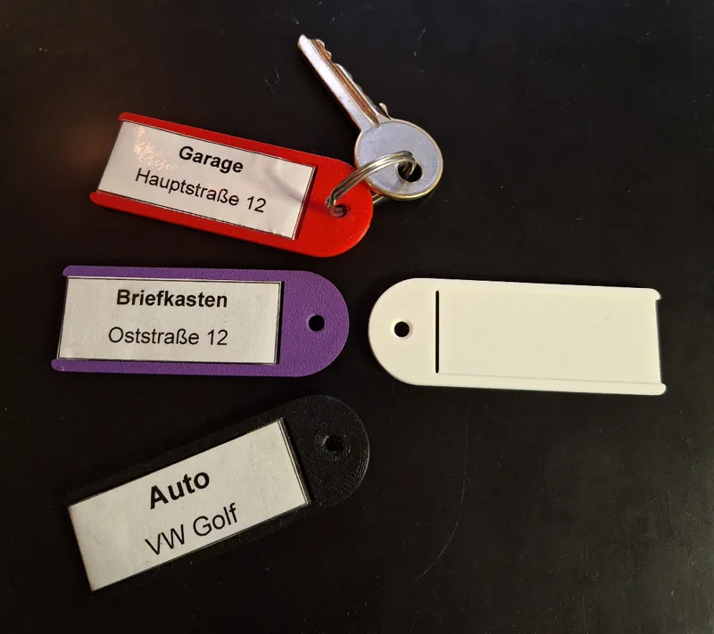 Keychain simple blanko