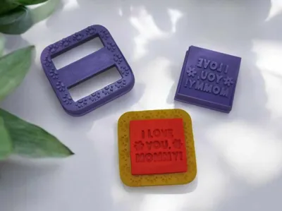 Mother's Day cutter and stamp_Square version!!!