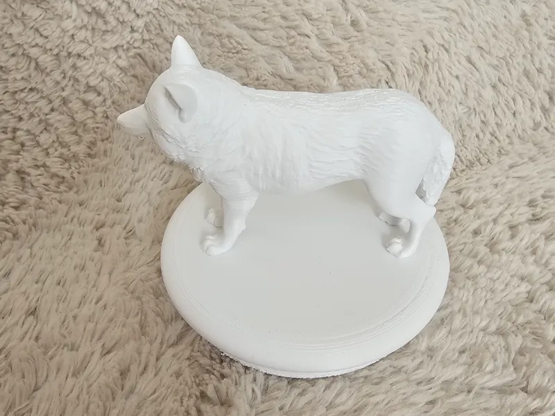 Skulptur Wolf