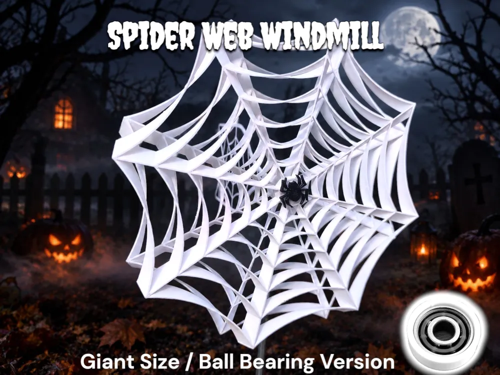 Spiderweb Wind-Spinner (Ball Bearing Mod) - 1