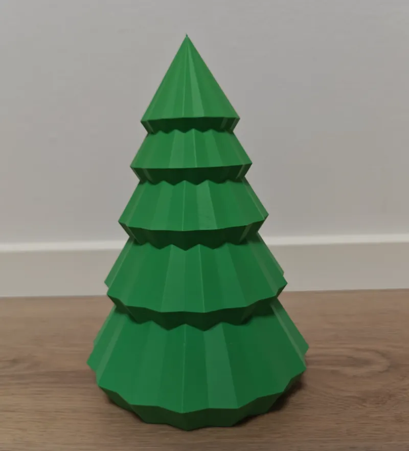 Christmas tree with optional candle light