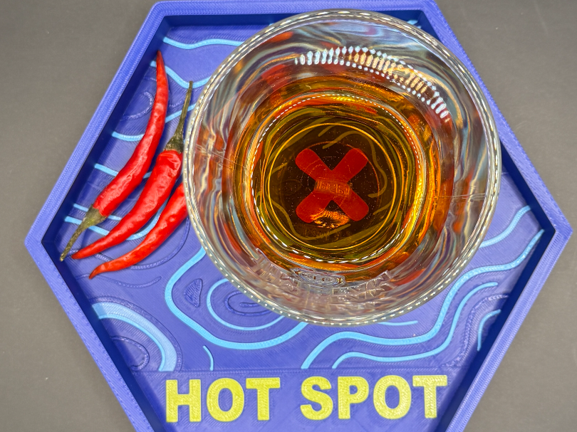 Hot Spot Topographic Tray – Bar&Utility Organizer