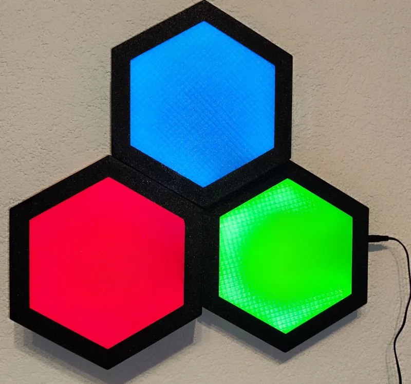 Hexagon Wall Lightbox