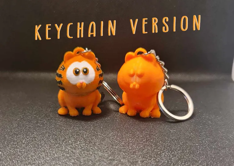Keychain Baby Garfield With Painted On Whiskers By MiX BitS MakerWorld keychain-baby-garfield-with-painted-on-whiskers-by-mix-bits-makerworld