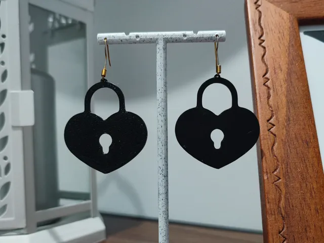 Aretes Candado del Amor