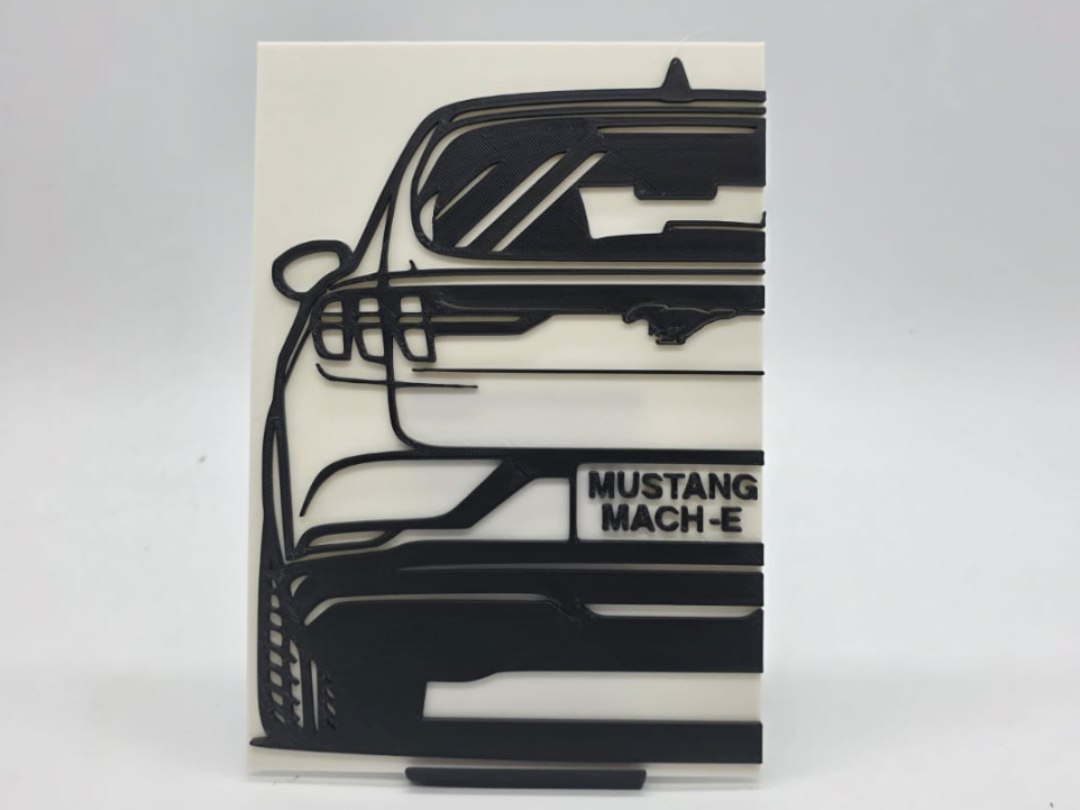 2D Wall Art  Ford Mustang Mach-E