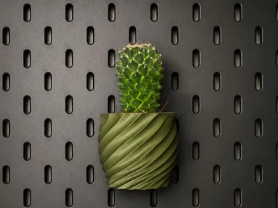 Cactus Planter for IKEA SKÅDIS Pegboard