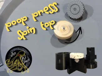 Spin Top Poop Press