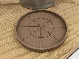 Simple geometric coaster - anti condensation