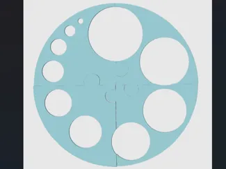 Muttermund Schablone/ cervix dilation guide