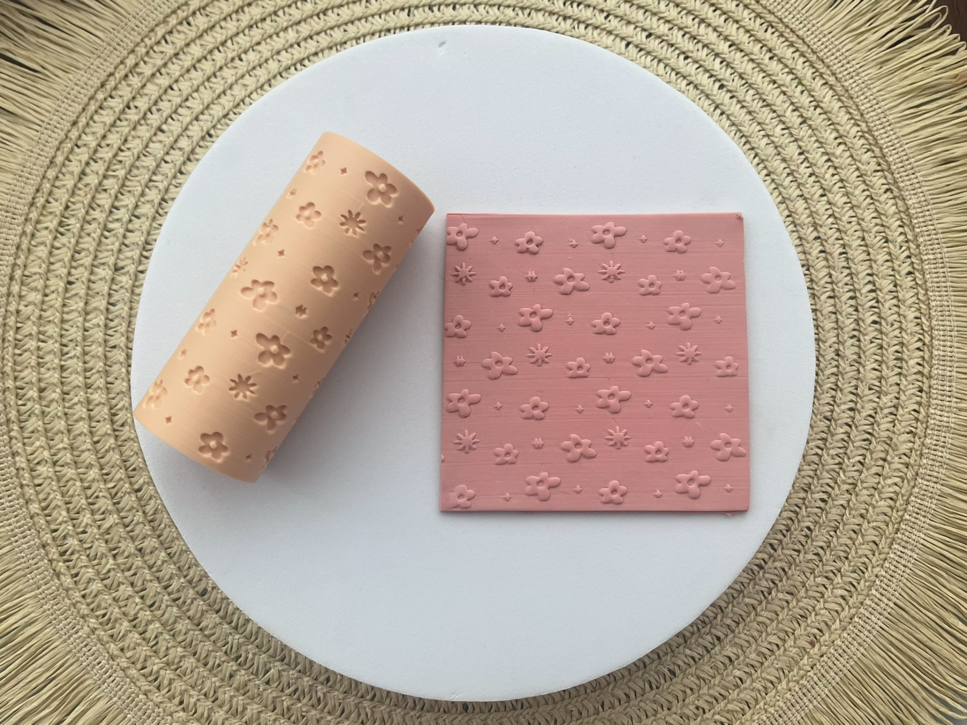 Flowers Polymer Clay Roller
