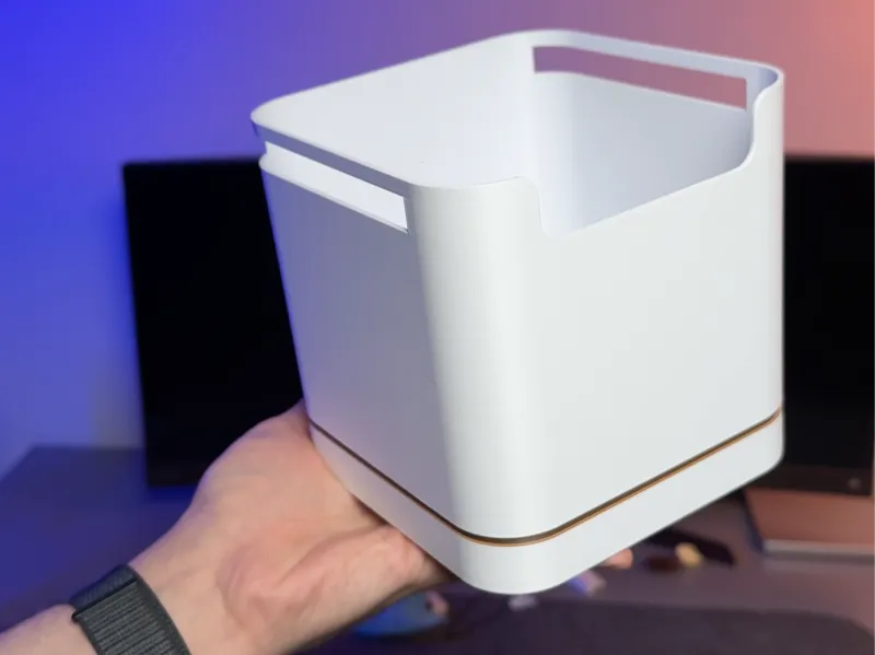 Under-Desk Sliding Trashcan