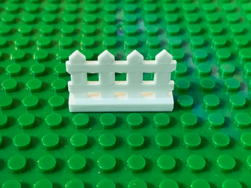 Brick Picket Fence 1x4