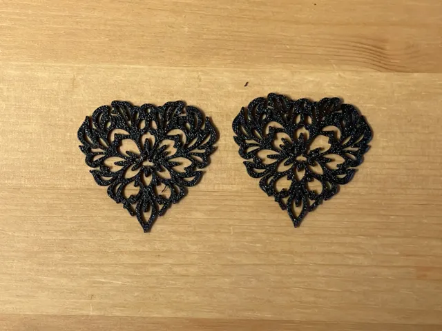 heart earrings