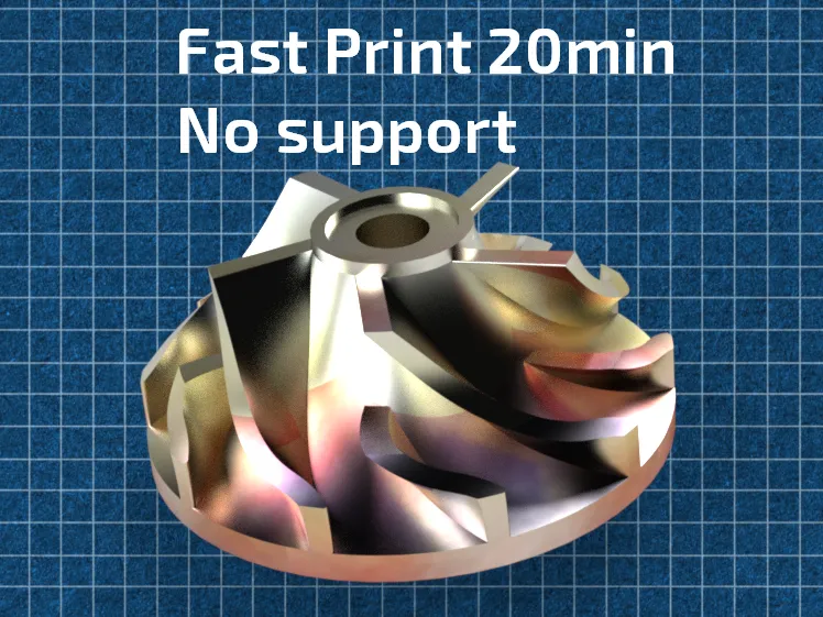 Turbocharger Compressor Wheel | Mini model