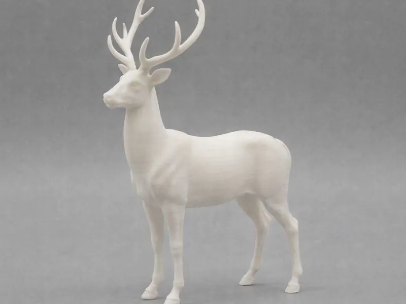 Minimalist Deer Sculpture