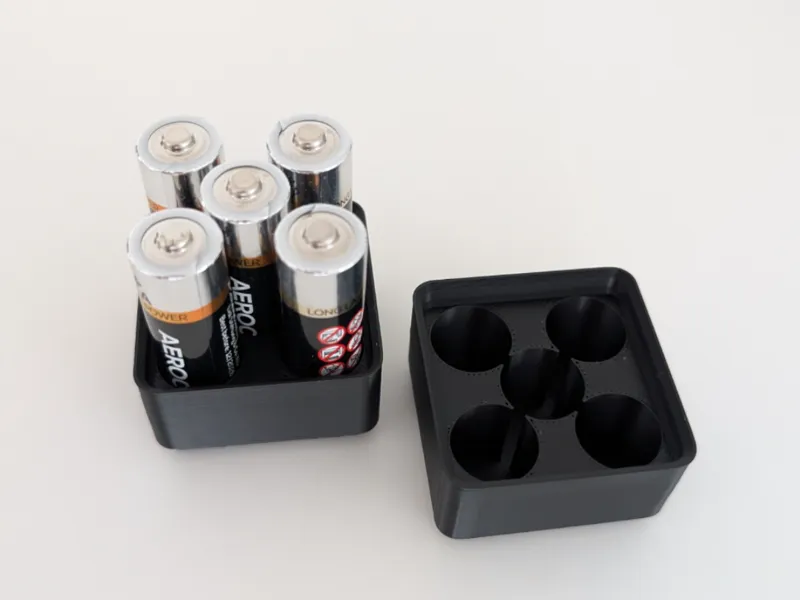Gridfinity 1x1 Modular Battery Collection - AA
