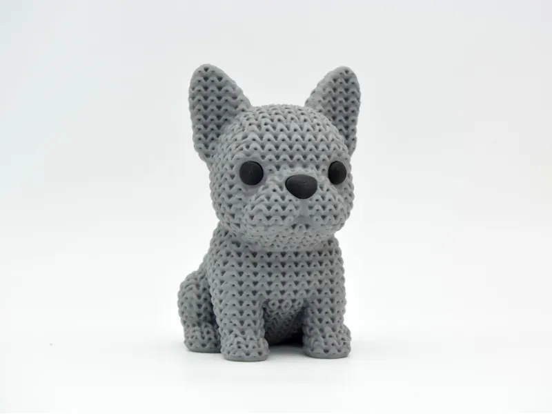 Knitted French Bulldog Dog