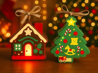 Gingerbread LED Christmas House