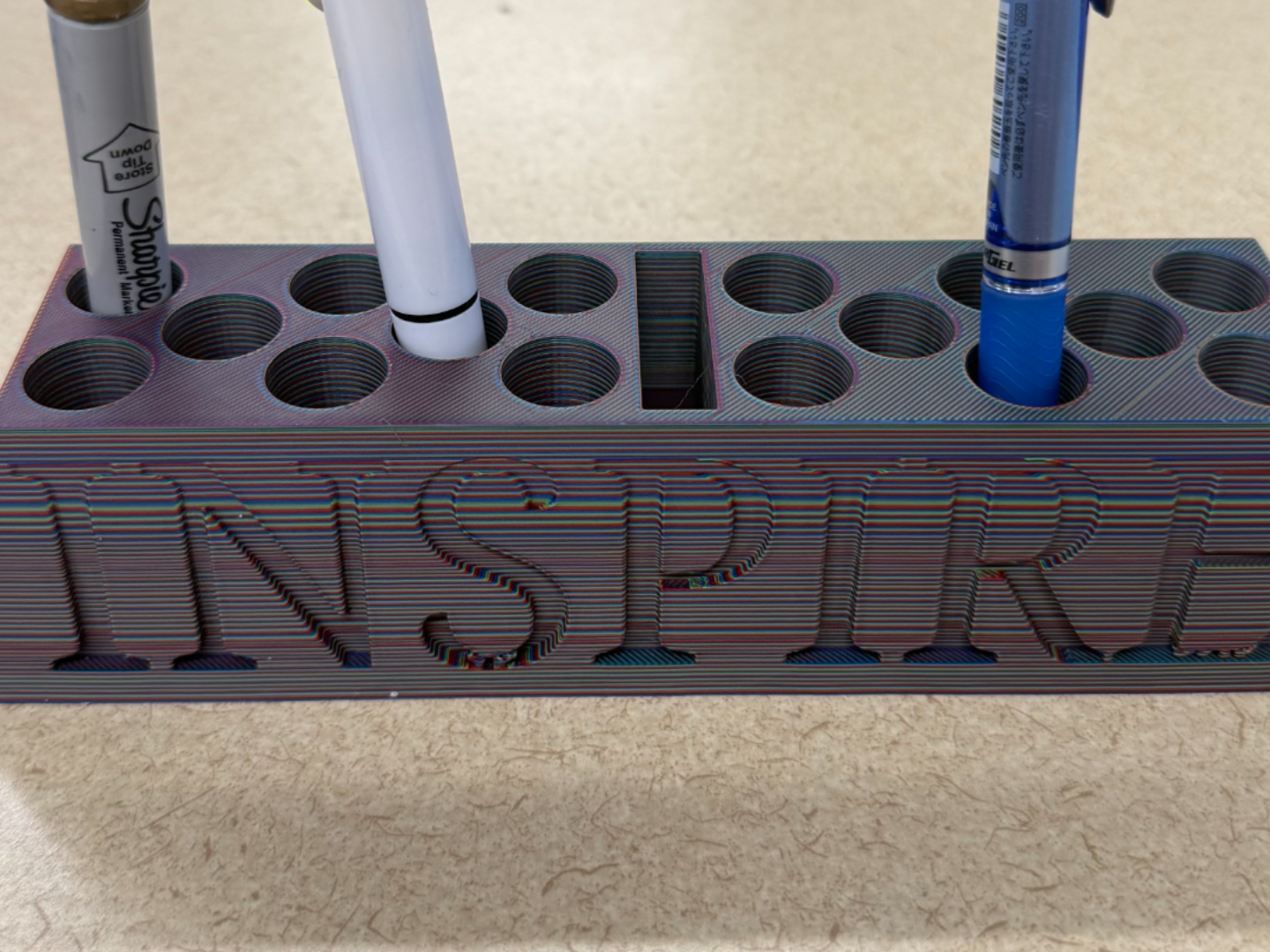 Inspire Art Supply Holder - Pencils, Markers 