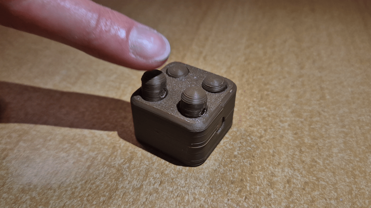 TAPCUBE – 3D Printed Clicker Fidget