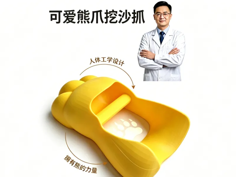 人体工学熊爪挖沙爪