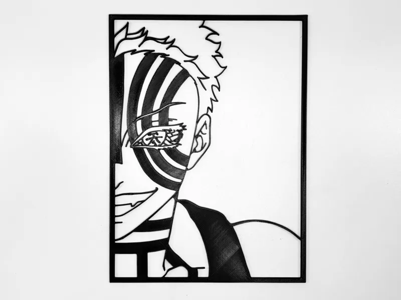 Akaza wall art - Demon Slayer