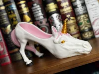 Large 5" Unicorn Horseshoe - (AMS)