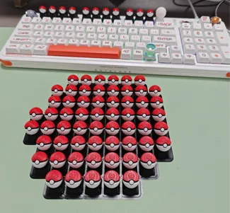 Pokeball Keycap without support