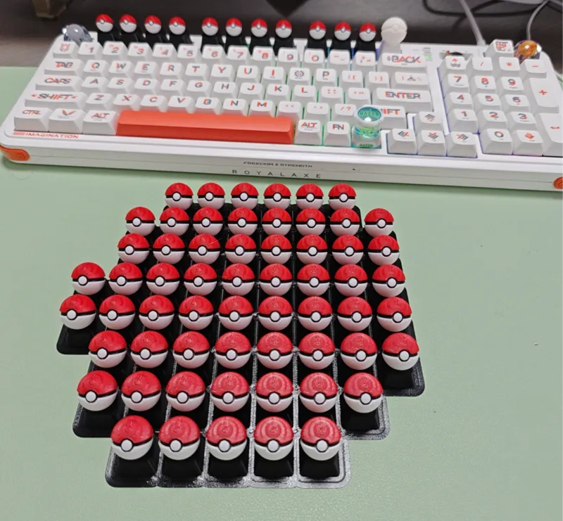 Pokeball Keycap without support