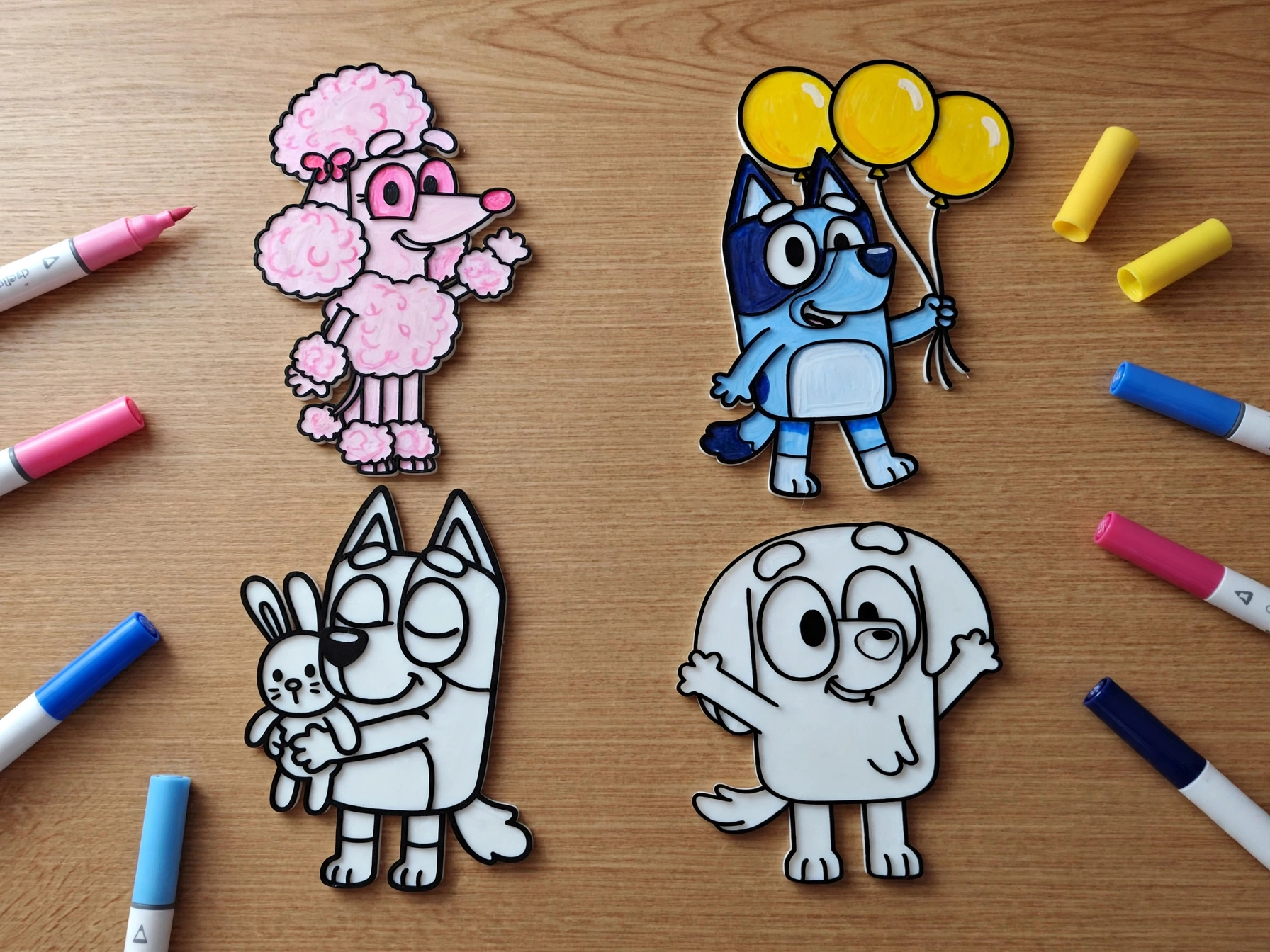 Bluey Paintable Set