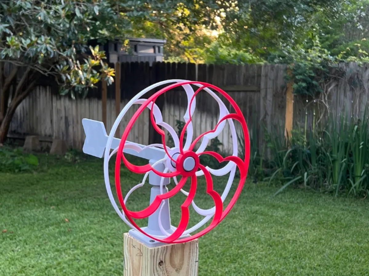 Garden Pinwheel - Free 3D Print Model - MakerWorld